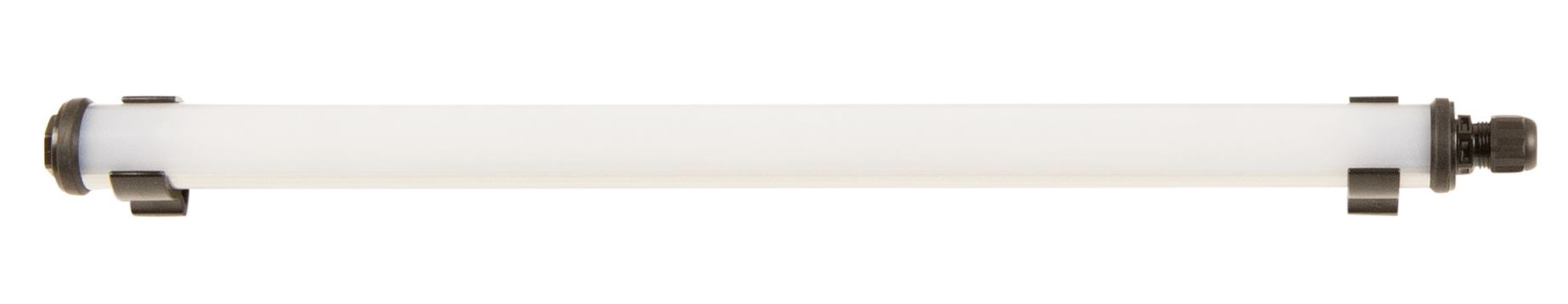 Serie 23 LED: 10 watt / 24 volt DC / 520 mm (versie met één lamp) - 550 mm (versie met DU-licht)