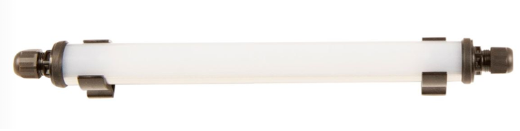 Serie 23 LED: 5 Watt / 24-42 Volt AC/DC - 350 mm (versie met één lamp) - 380 mm (versie met twee lampen)