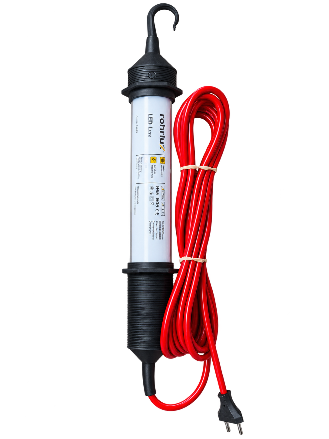 LED-Lux - Handlamp met 5m voedingskabel