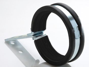 Houder H13 w. Rubber hoes (zwart) voor Borosili